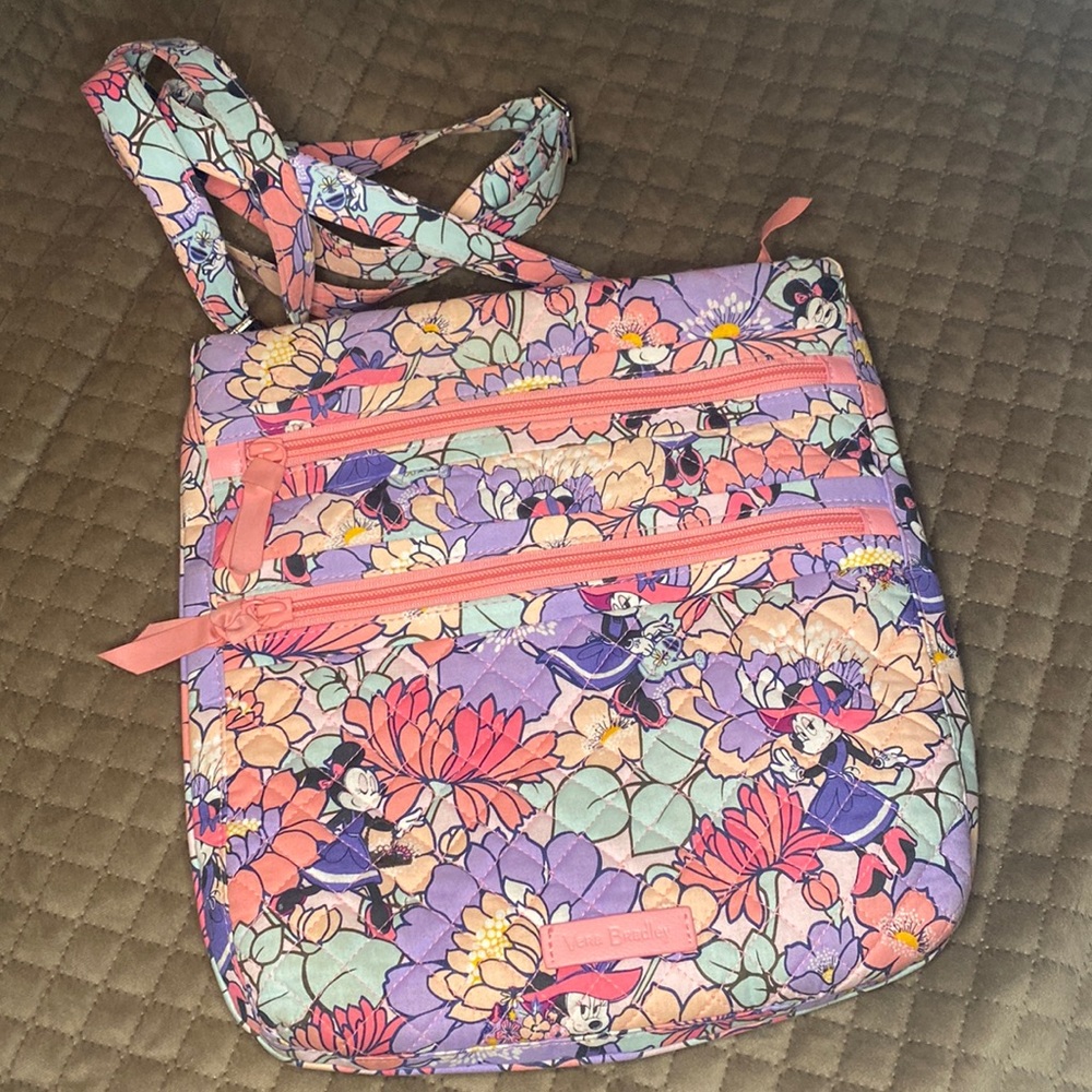 Vera Bradley X Disney Minnie Mouse Garden Party Hipster Bag Purse 2021